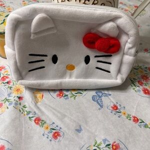 Hello Kitty Plush Cat Pouch